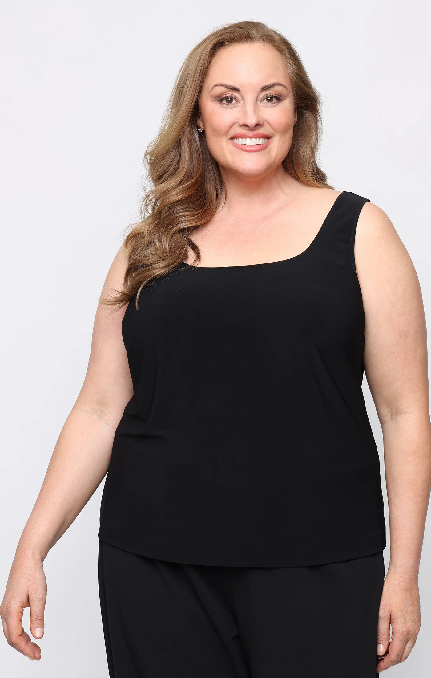 Plus 3/4 Sleeve Embroidered Tulle Twinset - Image 2