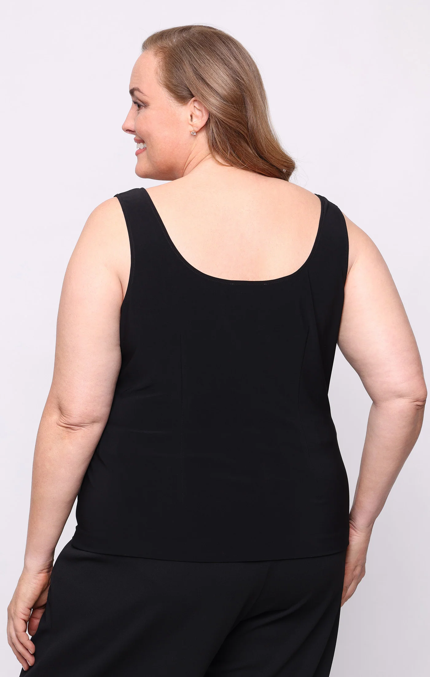 Plus 3/4 Sleeve Embroidered Tulle Twinset - Image 4
