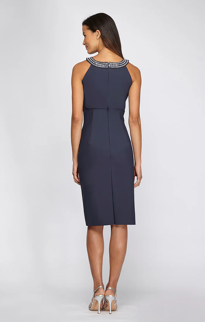Arabella Sheath Halter Contour Dress - Image 4