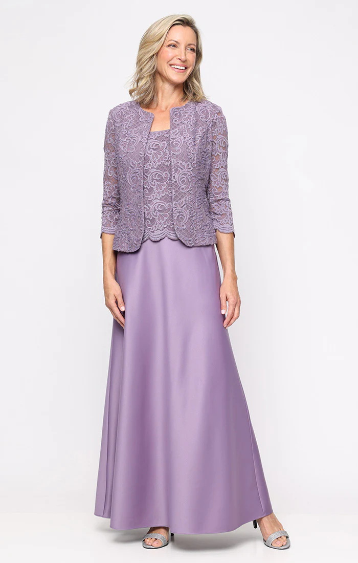 Bethany Glitter Lace Jacket Dress - Image 13