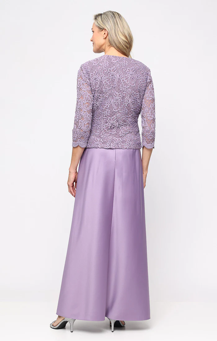 Bethany Glitter Lace Jacket Dress - Image 15