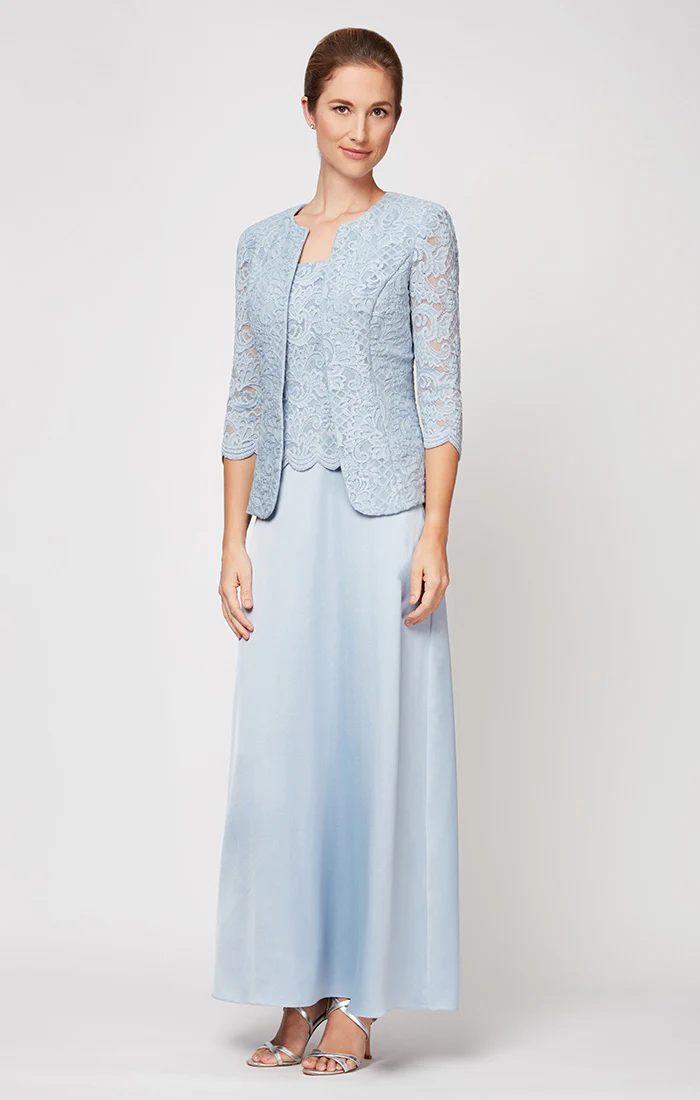 Bethany Glitter Lace Jacket Dress - Image 18