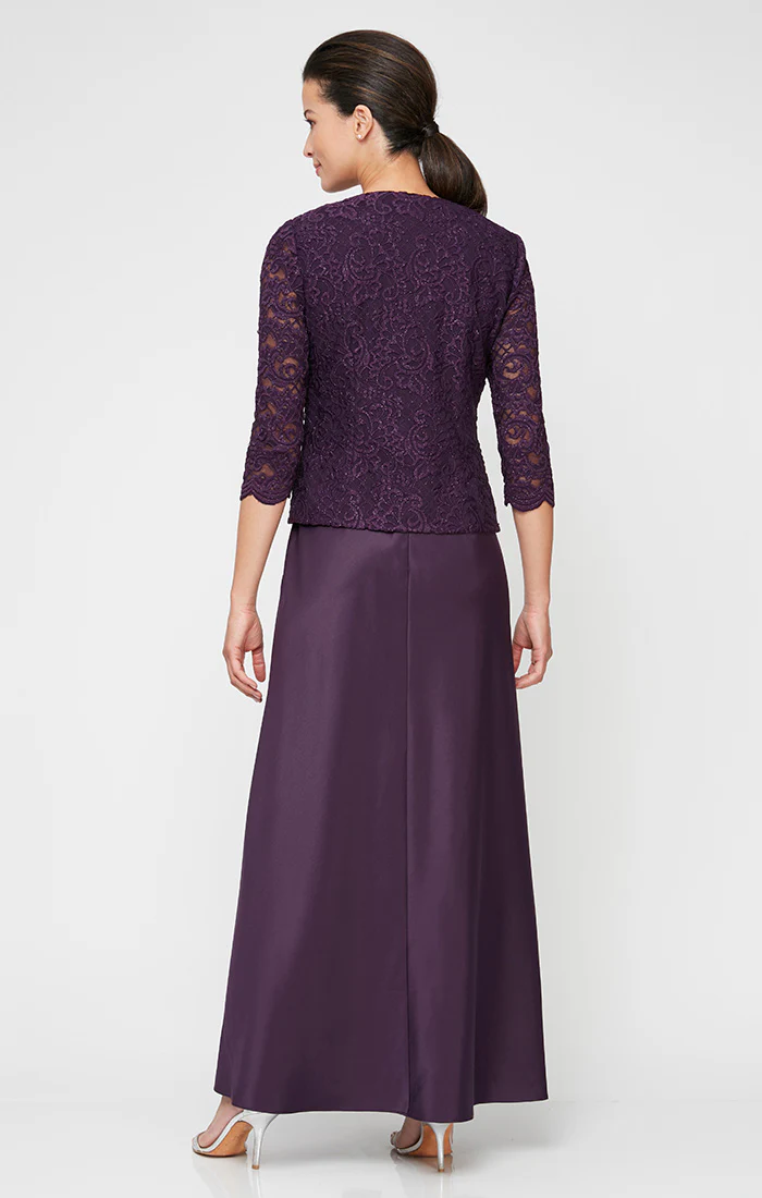 Bethany Glitter Lace Jacket Dress - Image 28