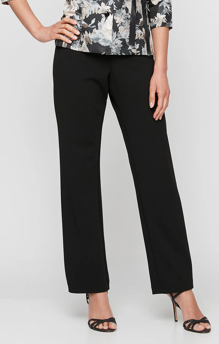 Petite Stretch Crepe Slim-Leg Pant - Image 3