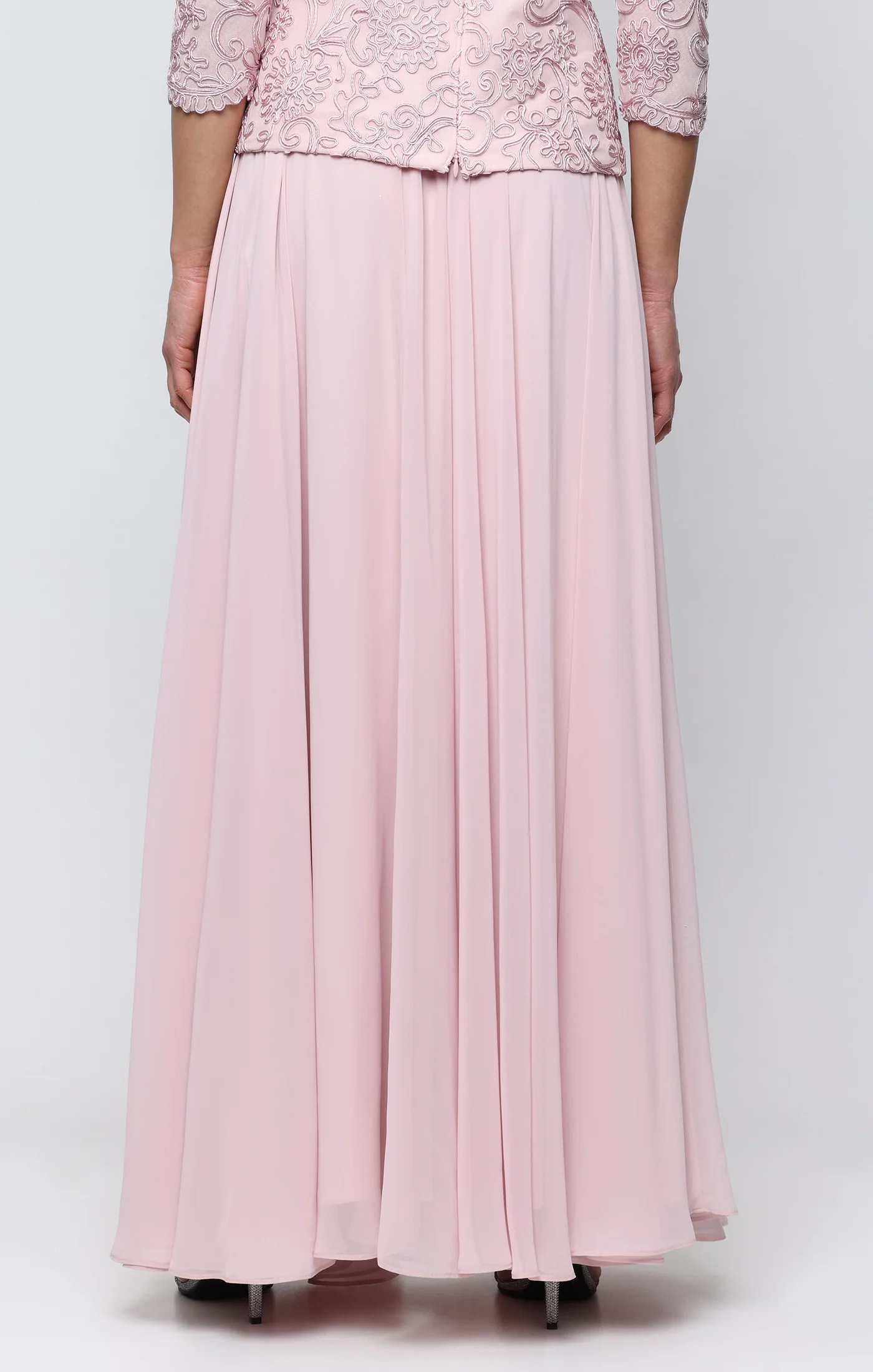 Petite Long Chiffon Full Skirt - Image 2