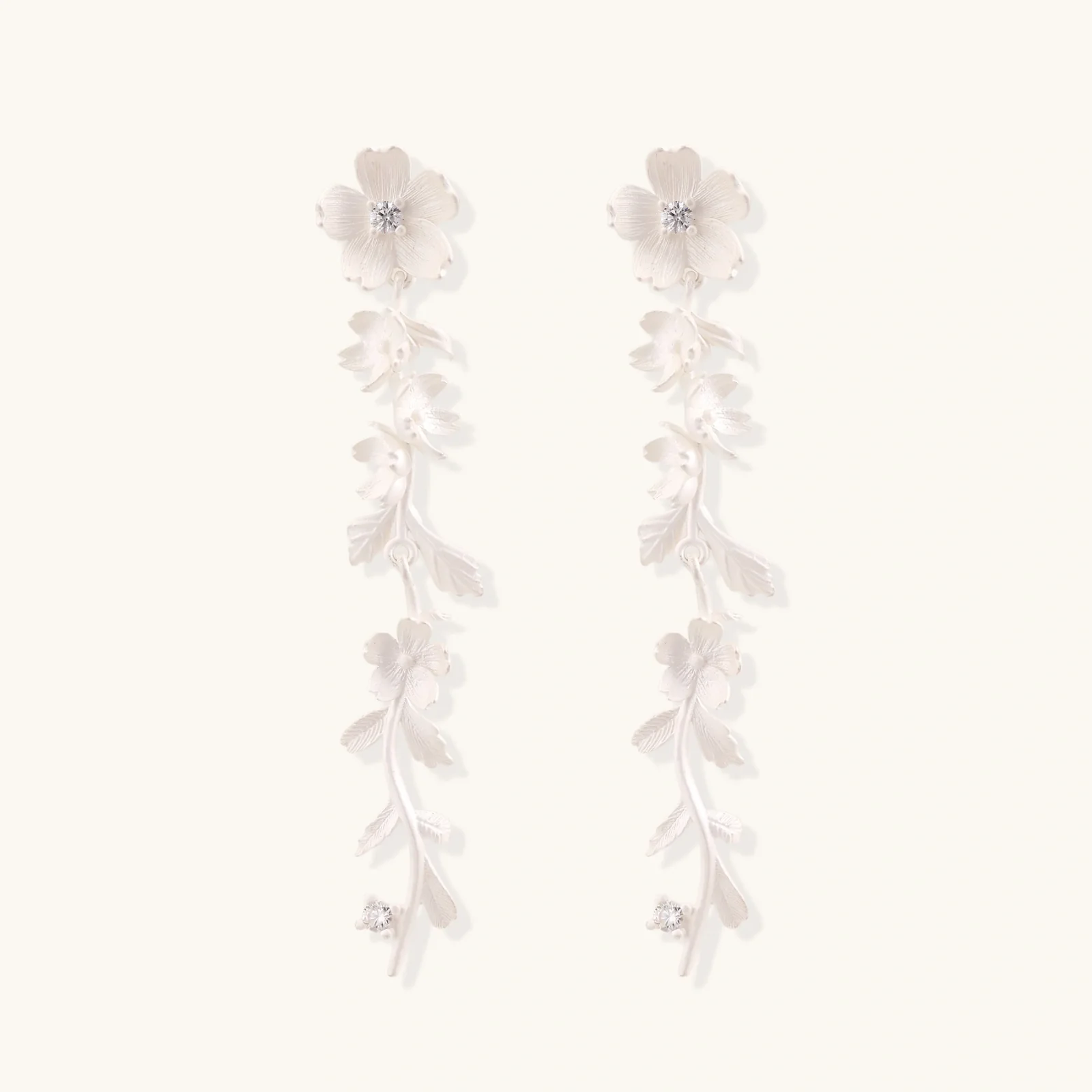 Garden Bloom Drop Earrings - Image 3