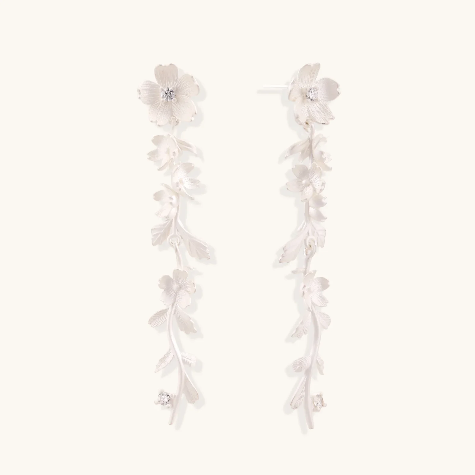 Garden Bloom Drop Earrings - Image 4