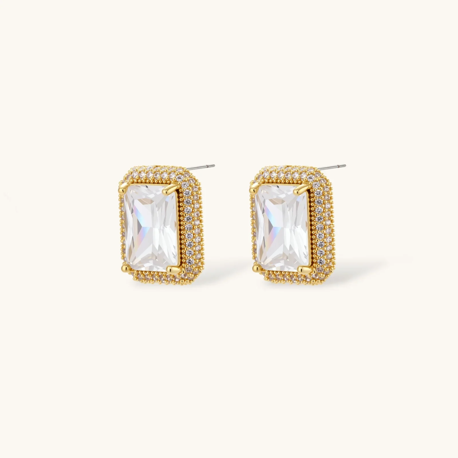 Emerald Cut Halo Set - Image 5