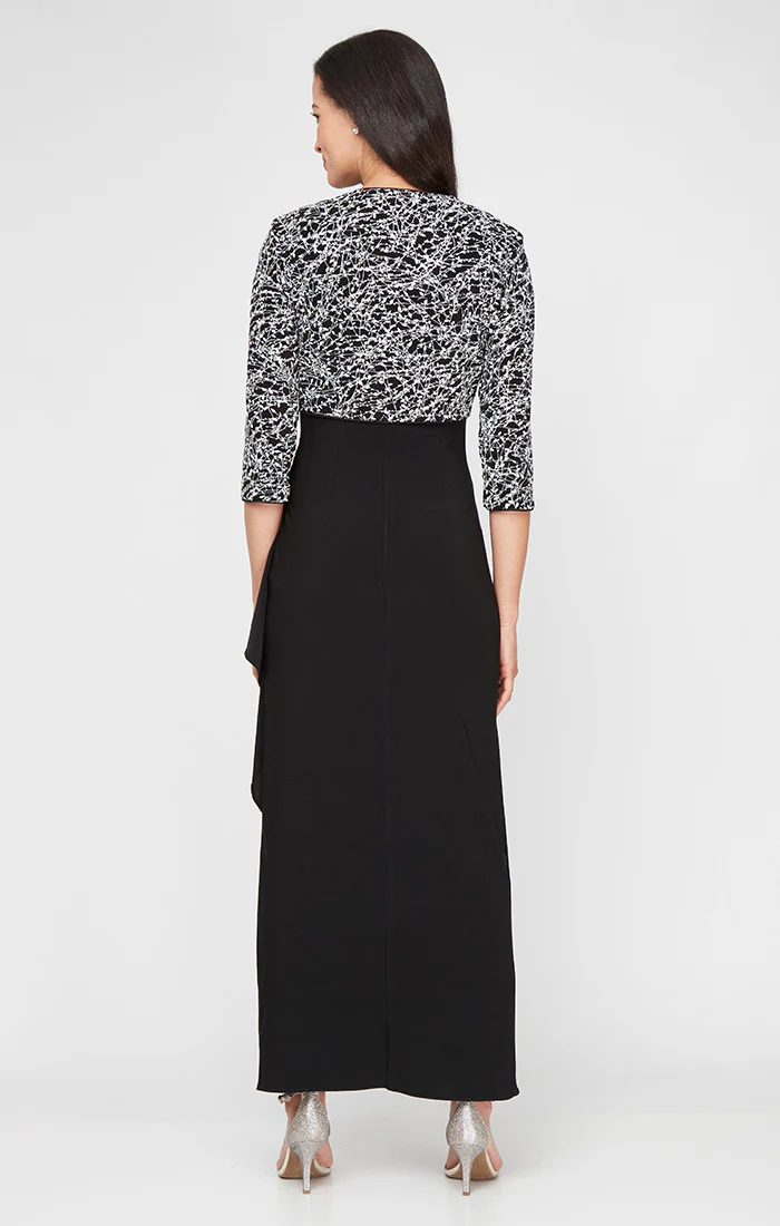 Empire Waist Glitter Bolero Jacket Dress - Image 4