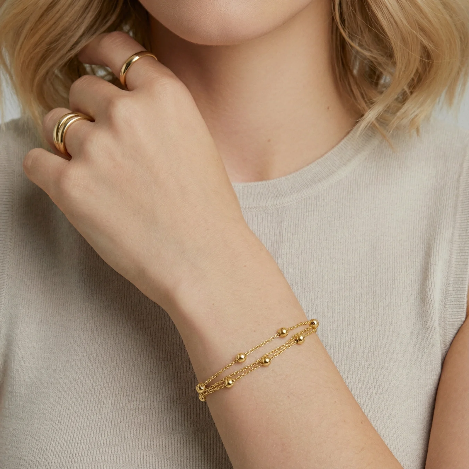 Golden Orbit Bracelet - Image 2