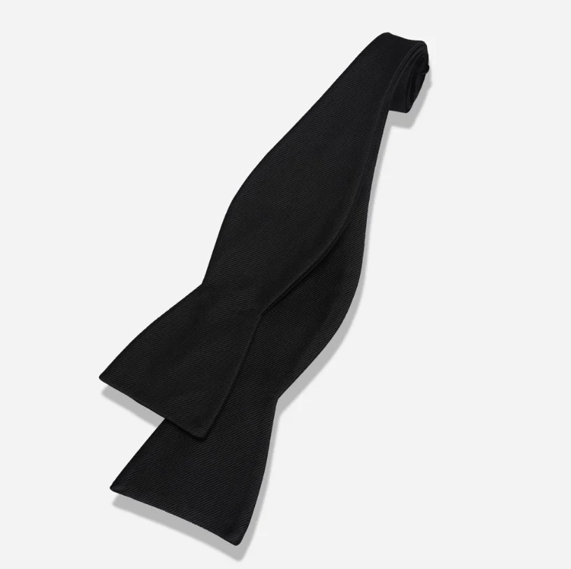 Grosgrain Solid Bow Tie - Image 2