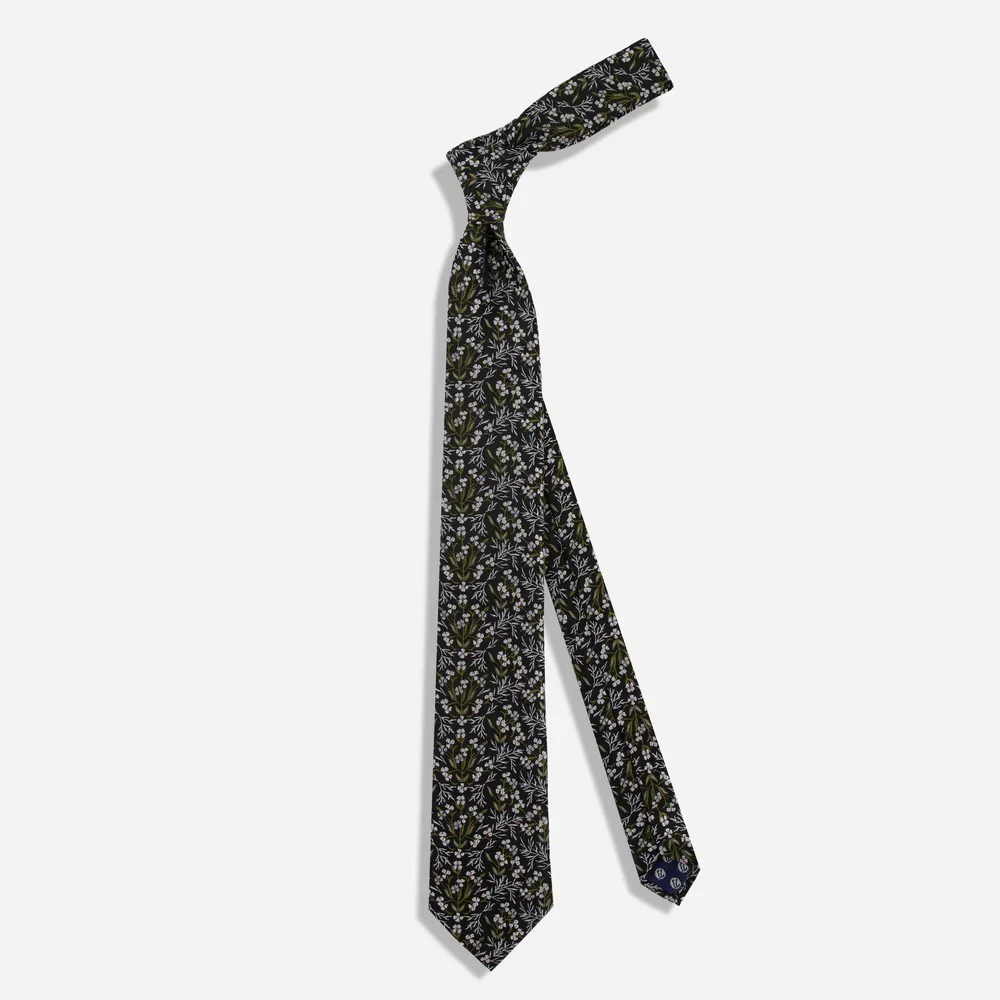 Kelly Ventura x The Tie Bar Primrose Black Tie - Image 2