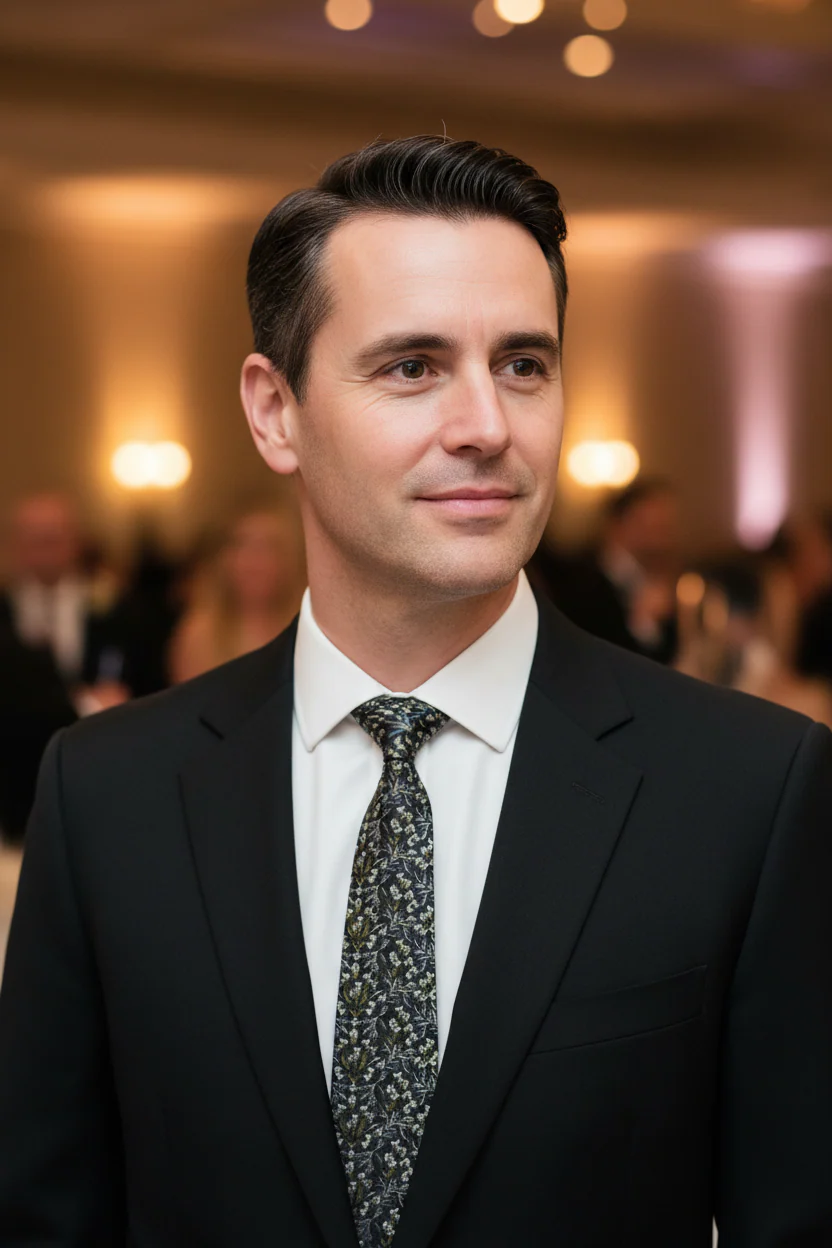 Kelly Ventura x The Tie Bar Primrose Black Tie - Image 4