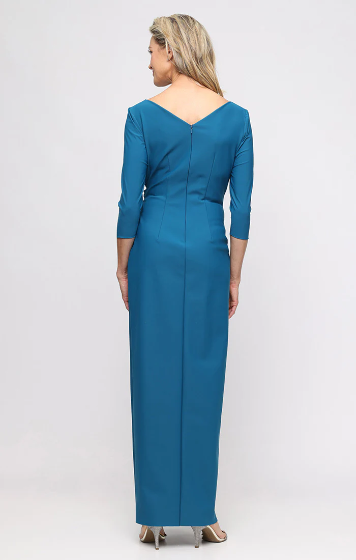 Contour Dress with Surplice Neckline - Image 3