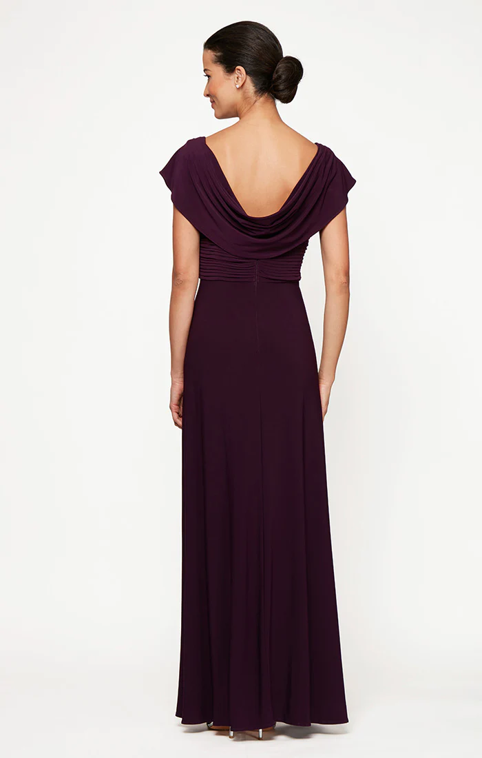 Celeste A-Line Matte Jersey Dress - Image 4