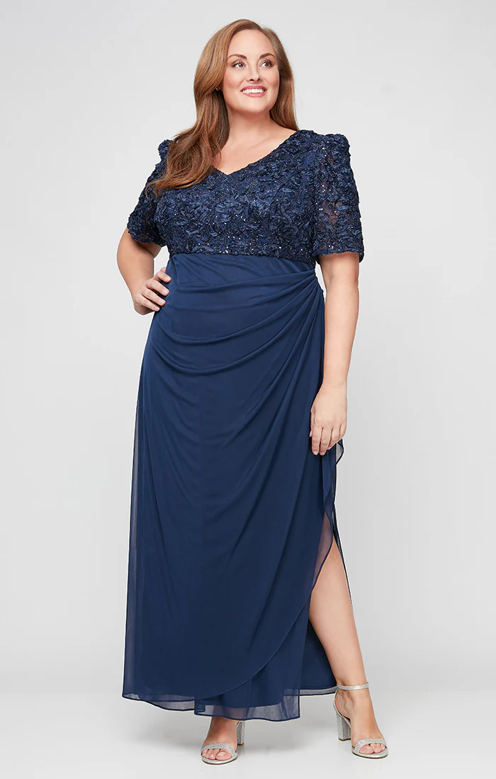 Plus Rebecca Puff Sleeve Detail Dress