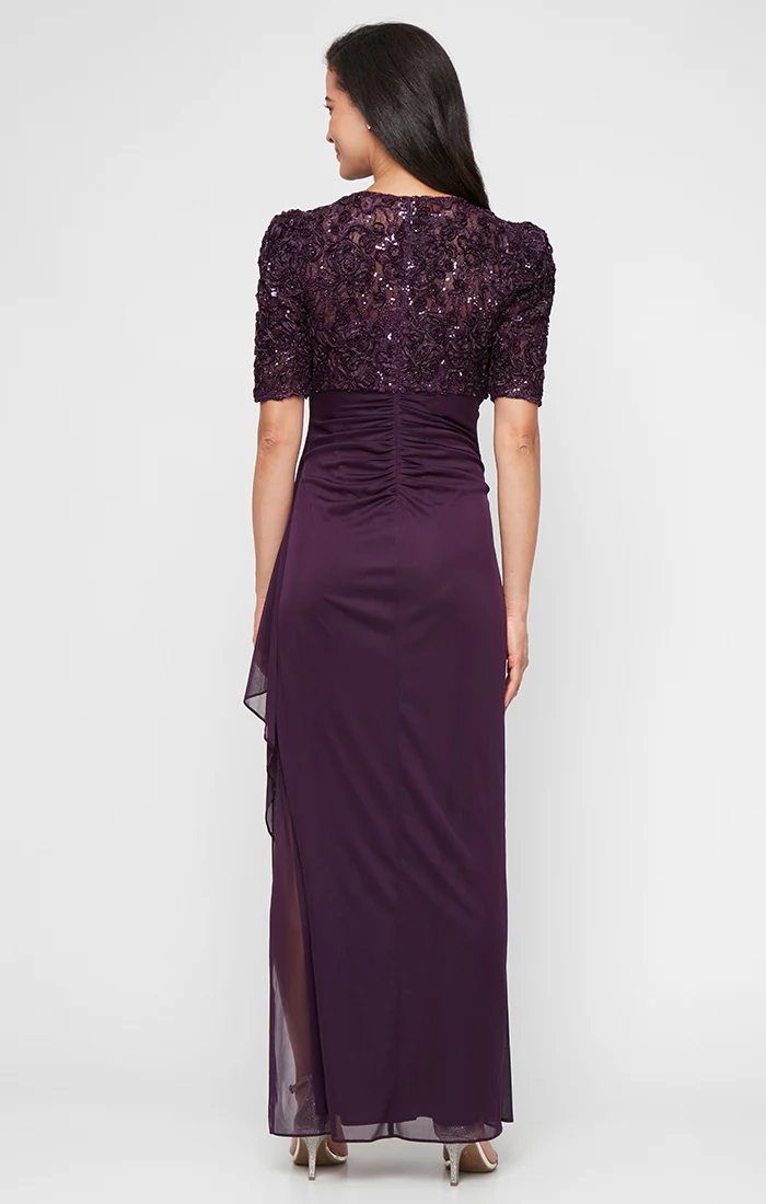 Plus Rebecca Puff Sleeve Detail Dress - Image 11