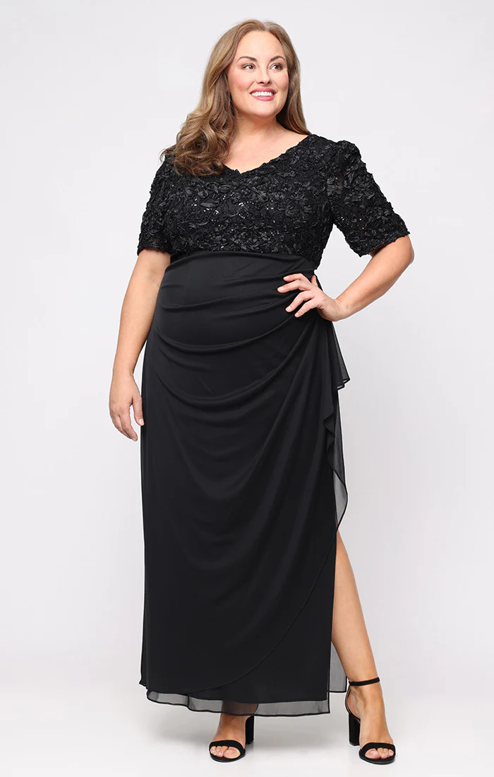 Plus Rebecca Puff Sleeve Detail Dress - Image 3