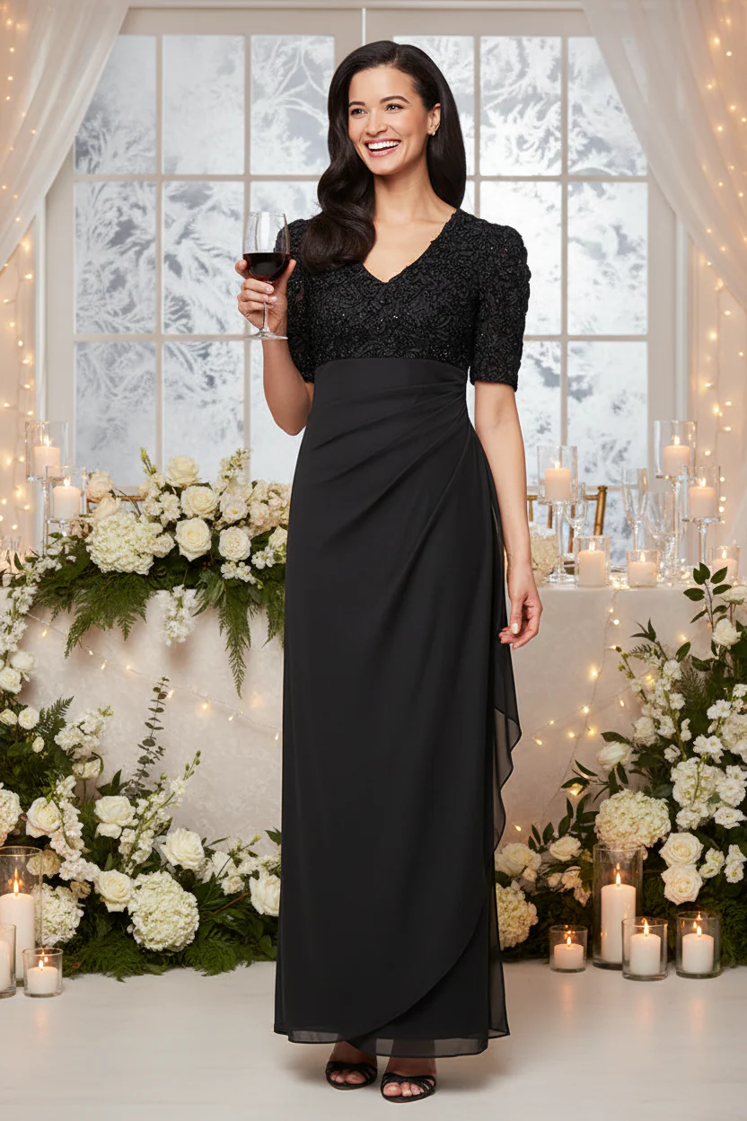 Rebecca Puff Sleeve Detail Dress - Image 15