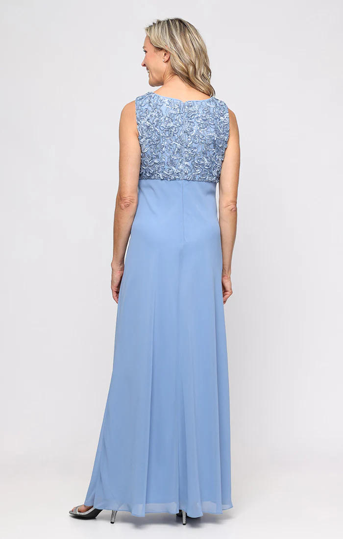 Empire Waist Dress with Soutache Lace Bodice & Jacket - Image 18