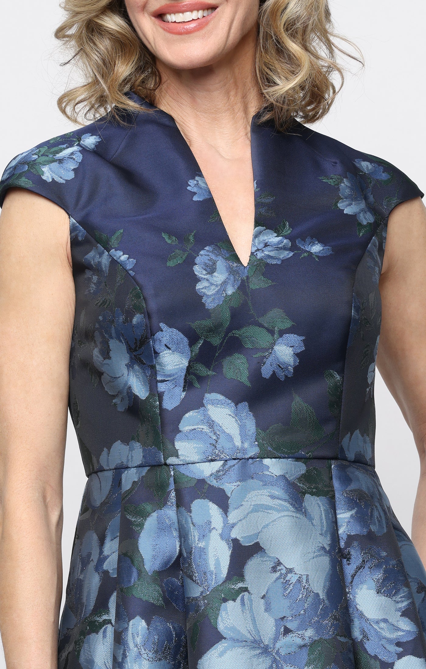 Josephine Floral Jacquard Gown - Image 3