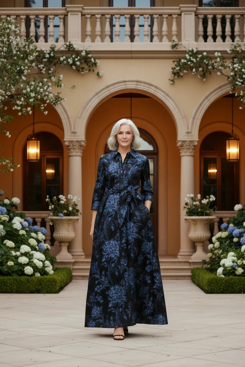 Gwen Button Front Dress - Image 4