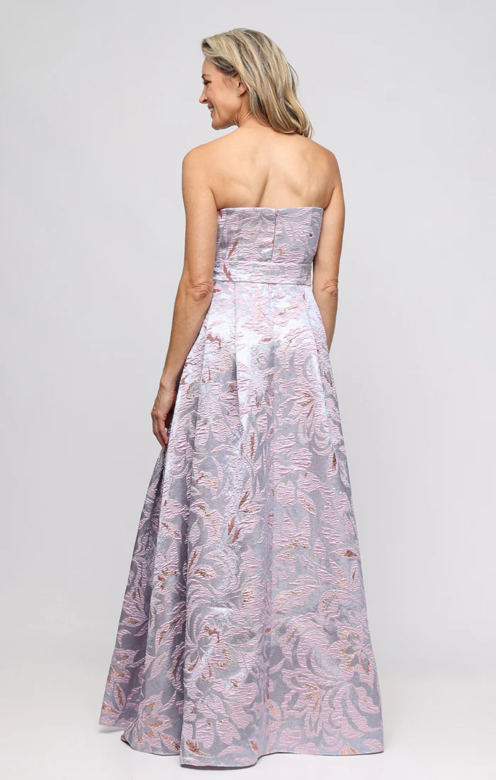 Long Strapless Gown - Image 3