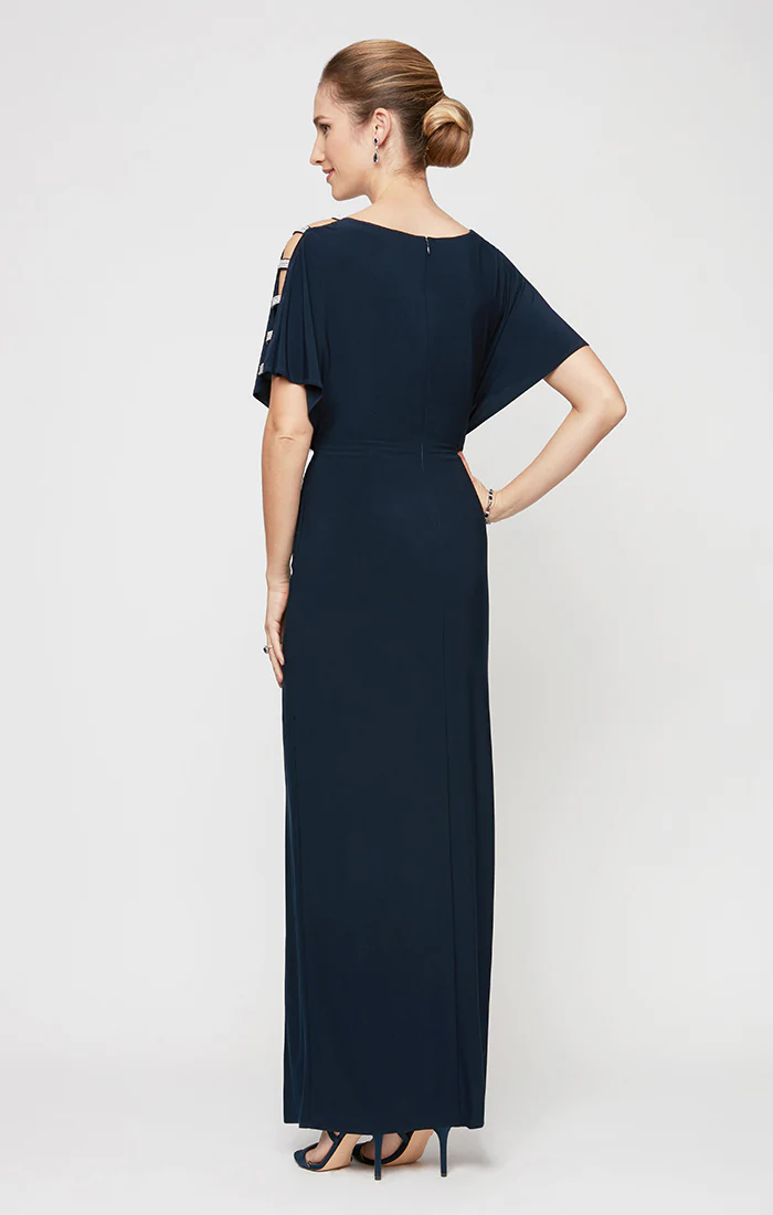 Fiona Embellished Sleeve Jersey Dress - Image 2