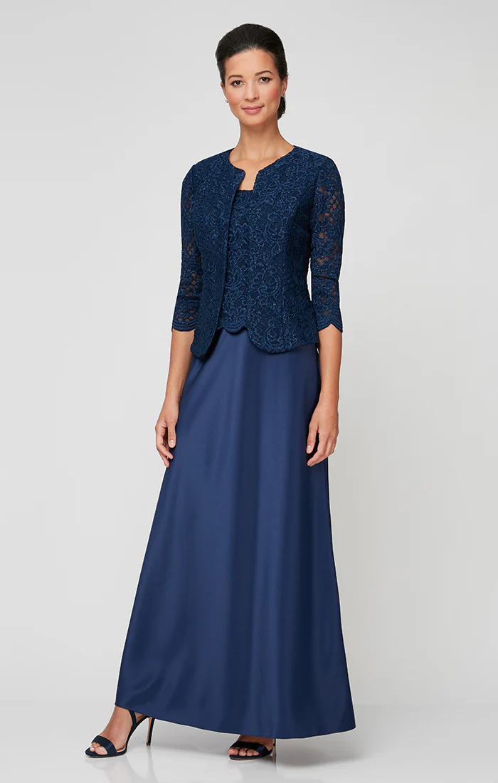 Petite Bethany Glitter Lace Jacket Dress - Image 21
