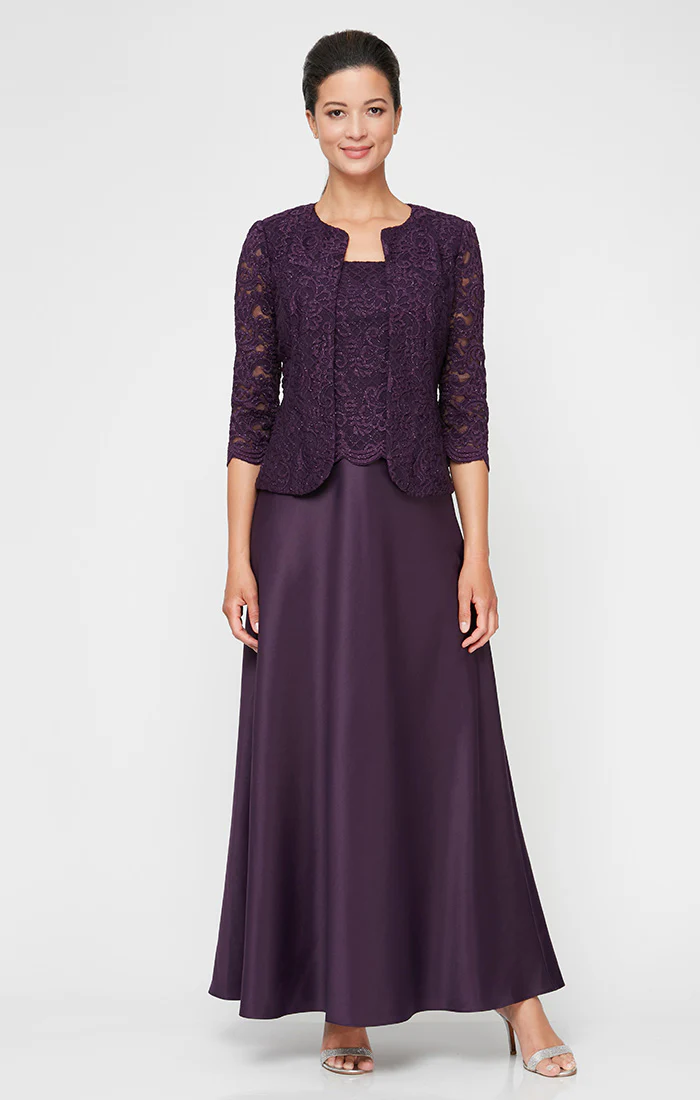 Petite Bethany Glitter Lace Jacket Dress - Image 29