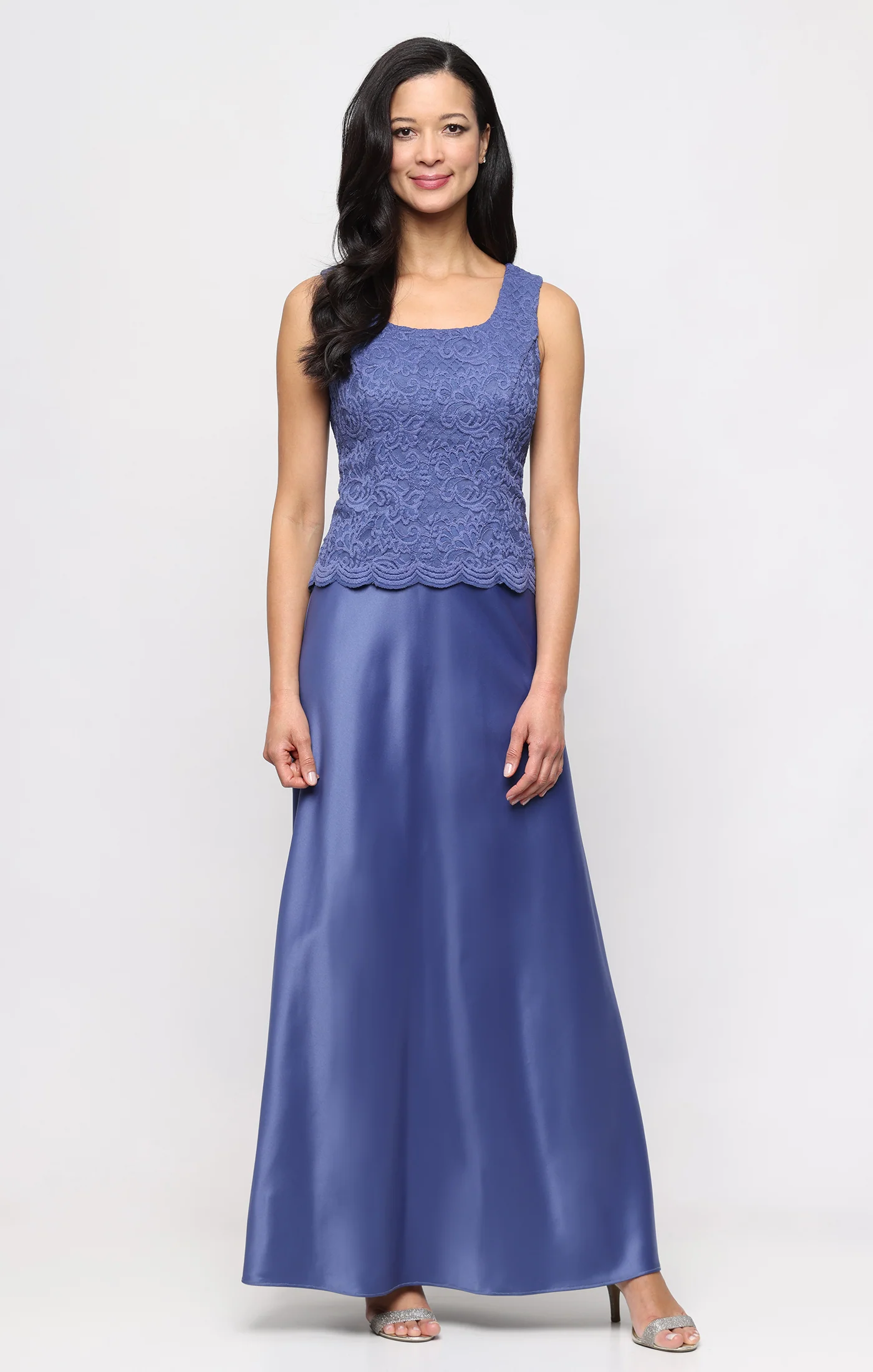 Bethany Glitter Lace Jacket Dress - Image 3