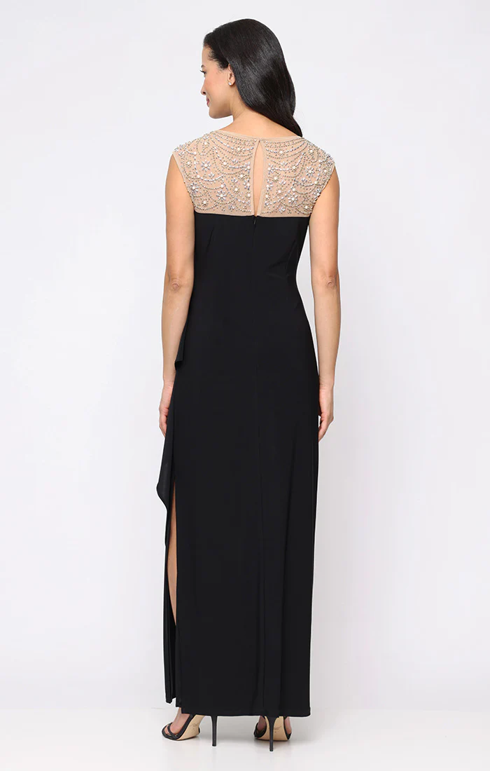 Regular - Nancy Matte Jersey Illusion Neckline Dress - Image 2