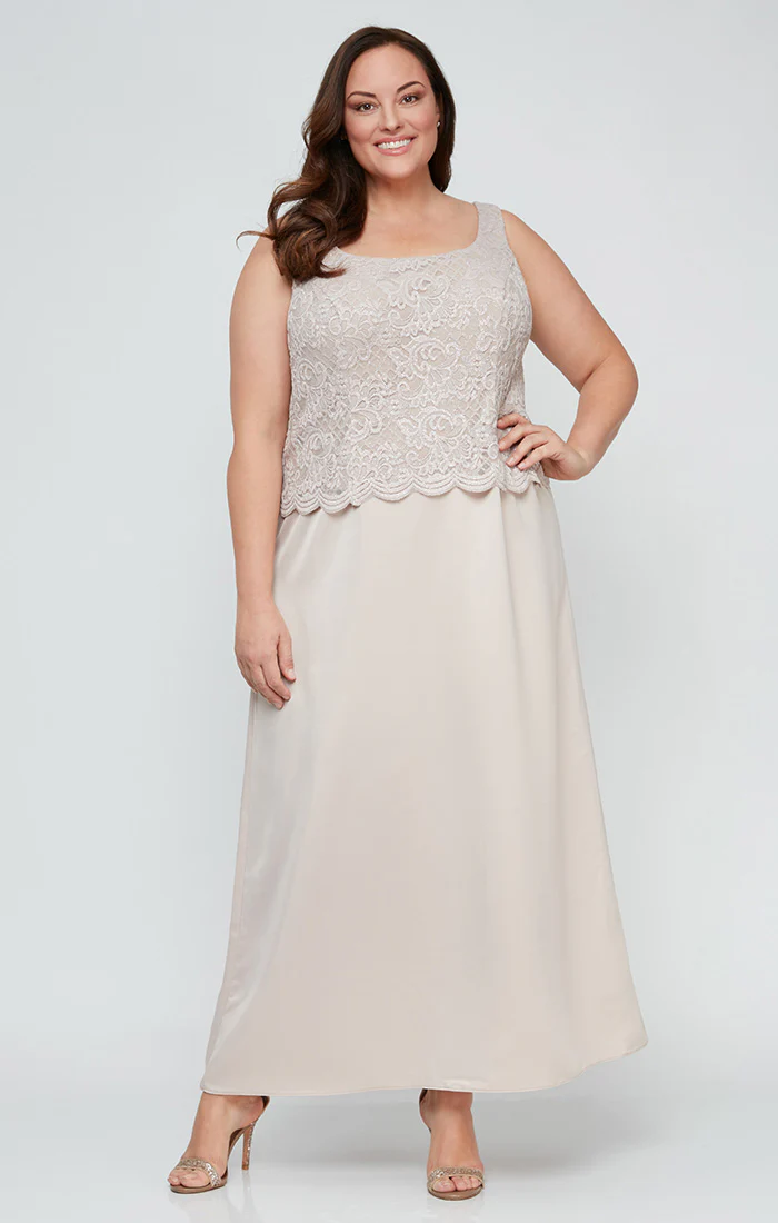 Plus Bethany Glitter Lace Jacket Dress - Image 14