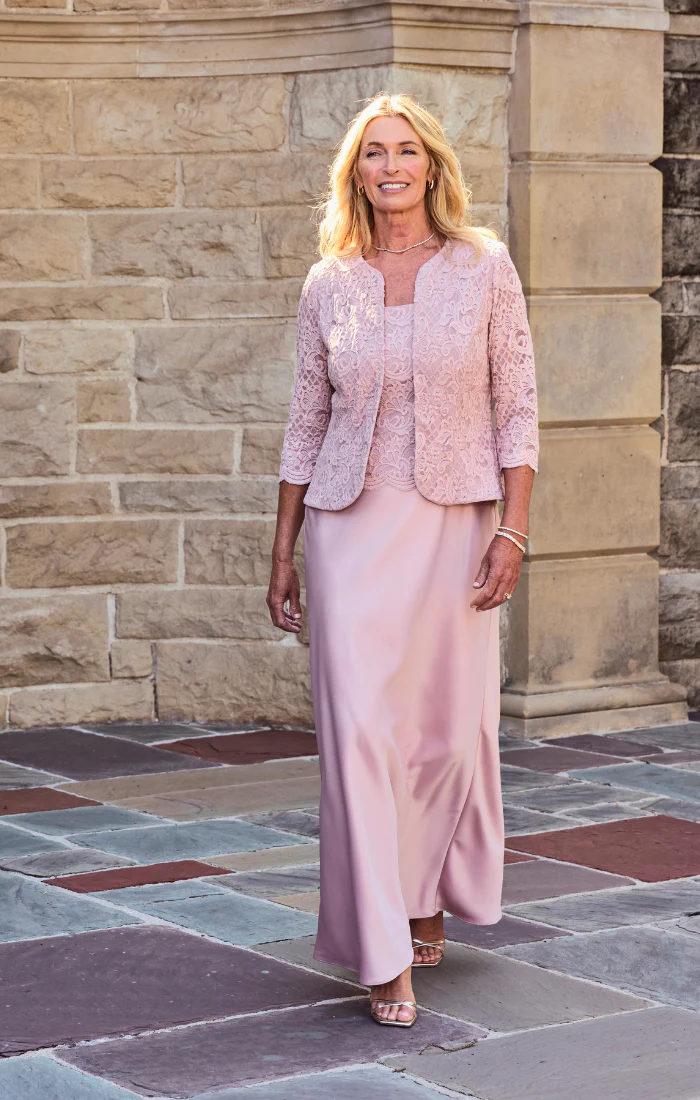 Bethany Glitter Lace Jacket Dress - Image 31