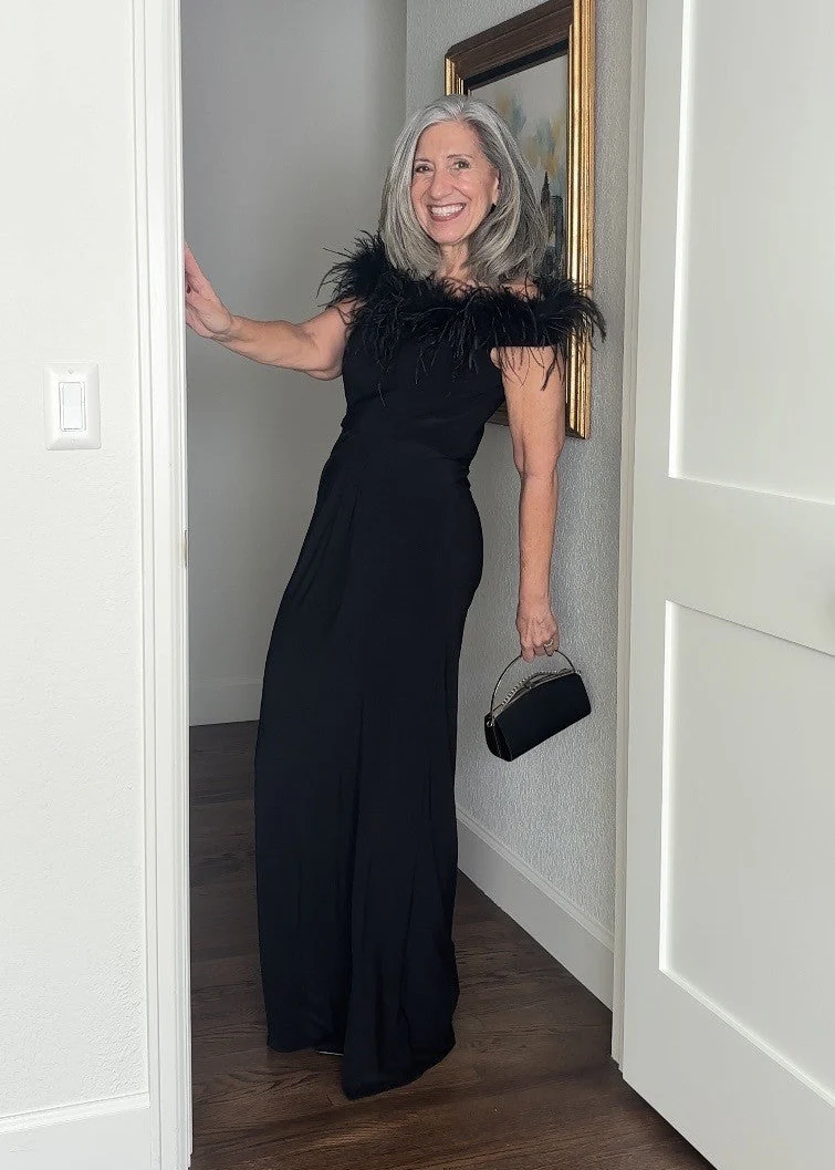 Gianna Off-the-Shoulder Jersey Gown - Image 5