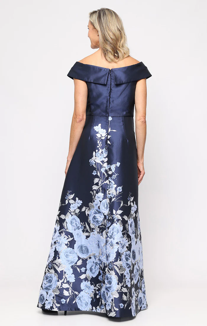 Suzanne Jacquard Ballgown - Image 3