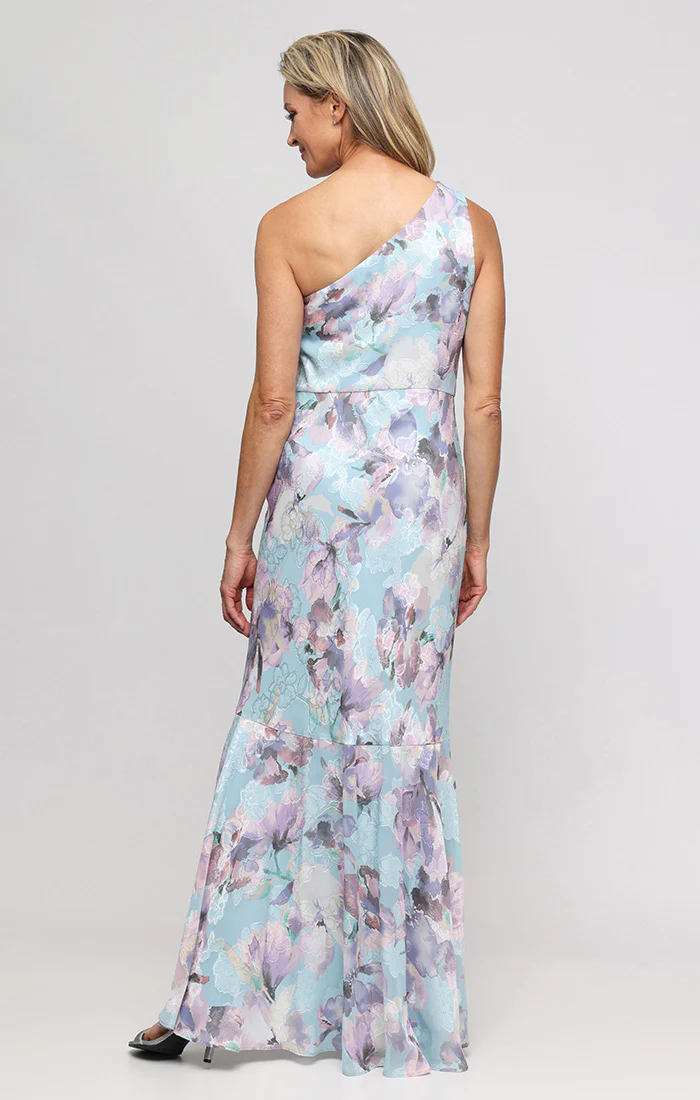 Regular - Long Burnout Chiffon Dress - Image 3