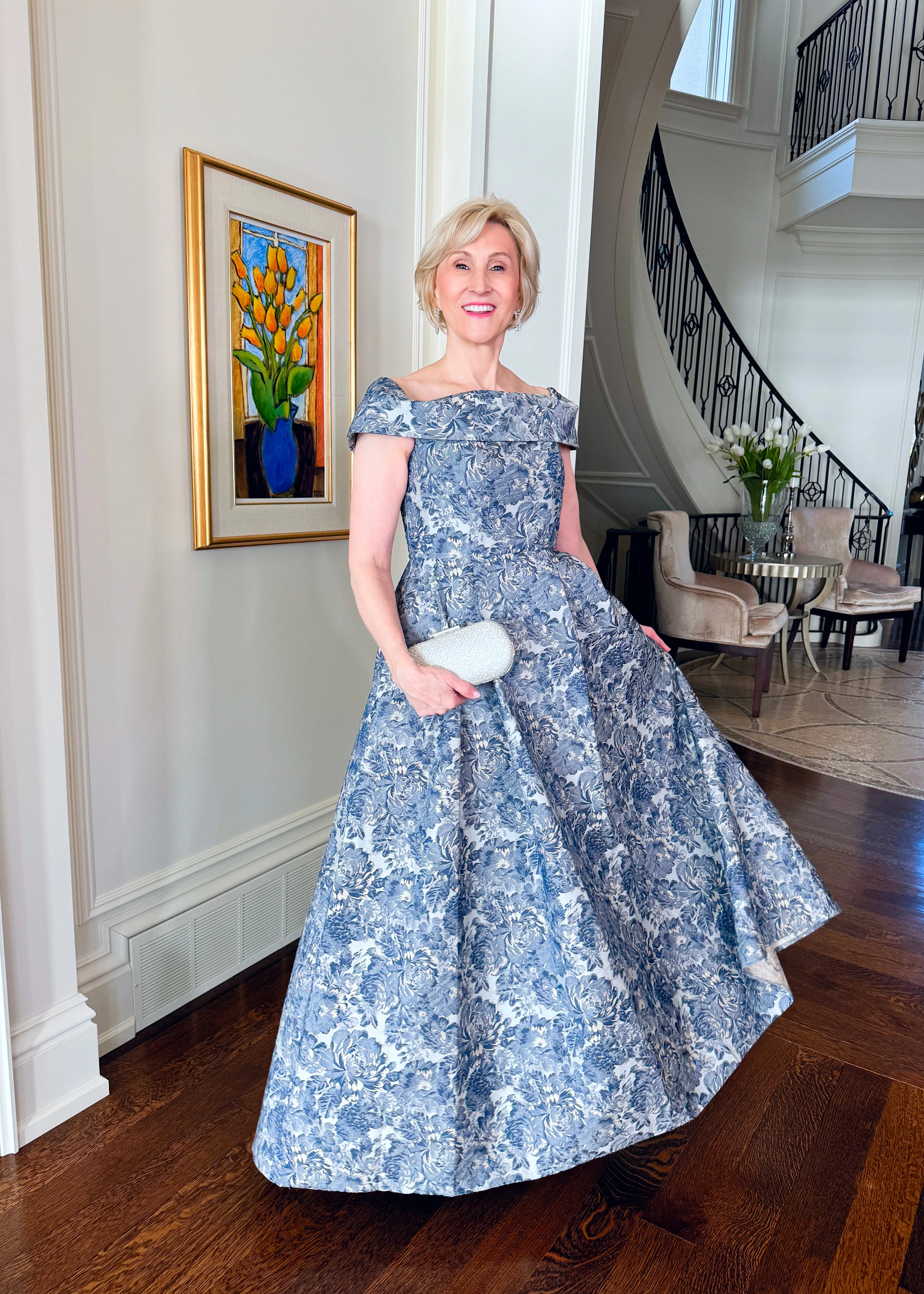 Melanie Off-The-Shoulder Ballgown - Image 7