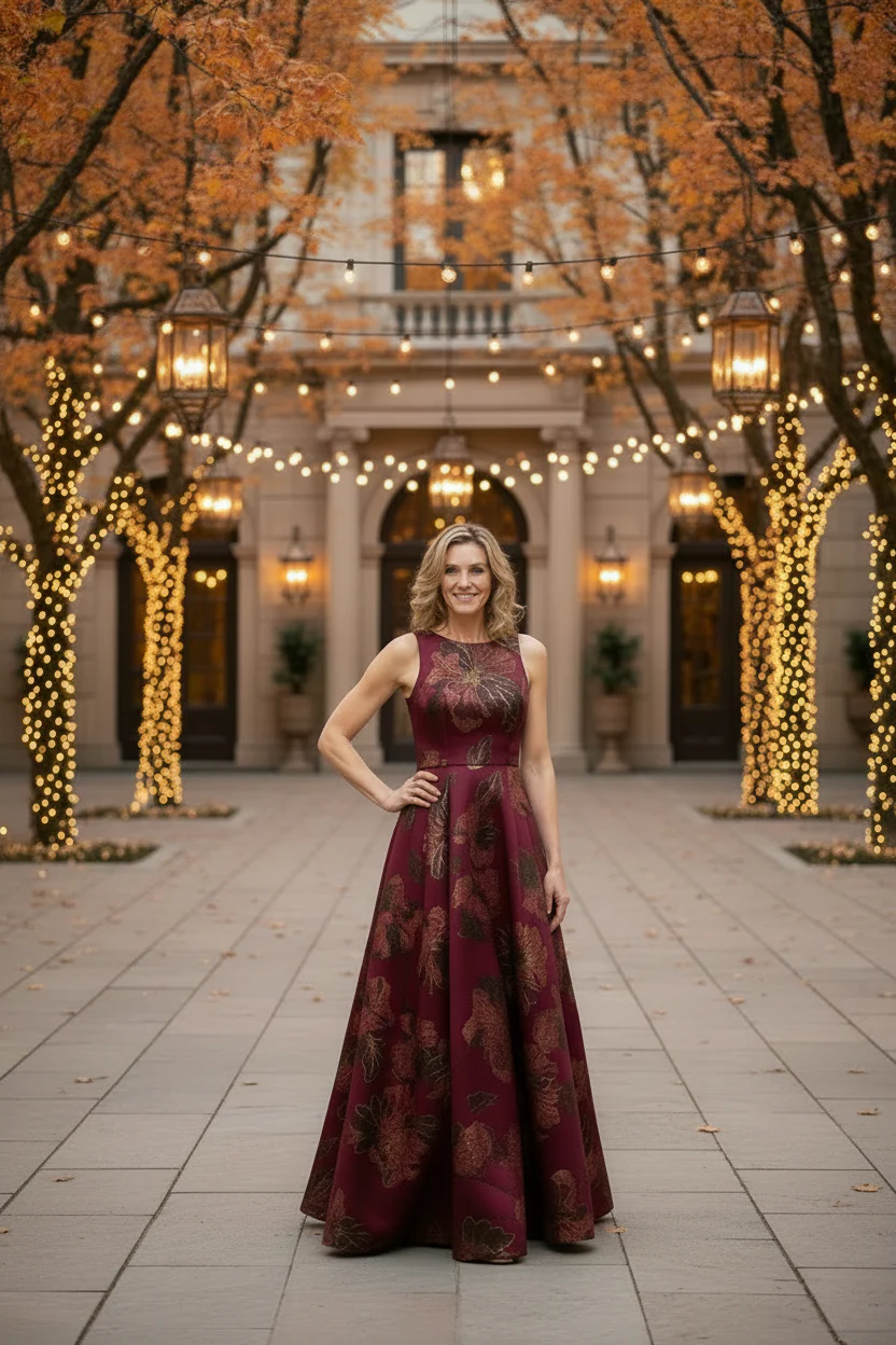 Margot Sleeveless Jacquard Dress - Image 4