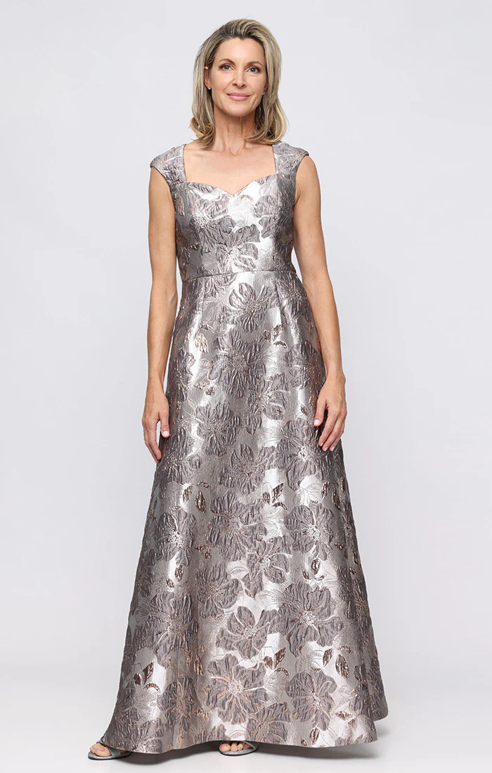 Regular - Long Sweetheart Neckline Dress