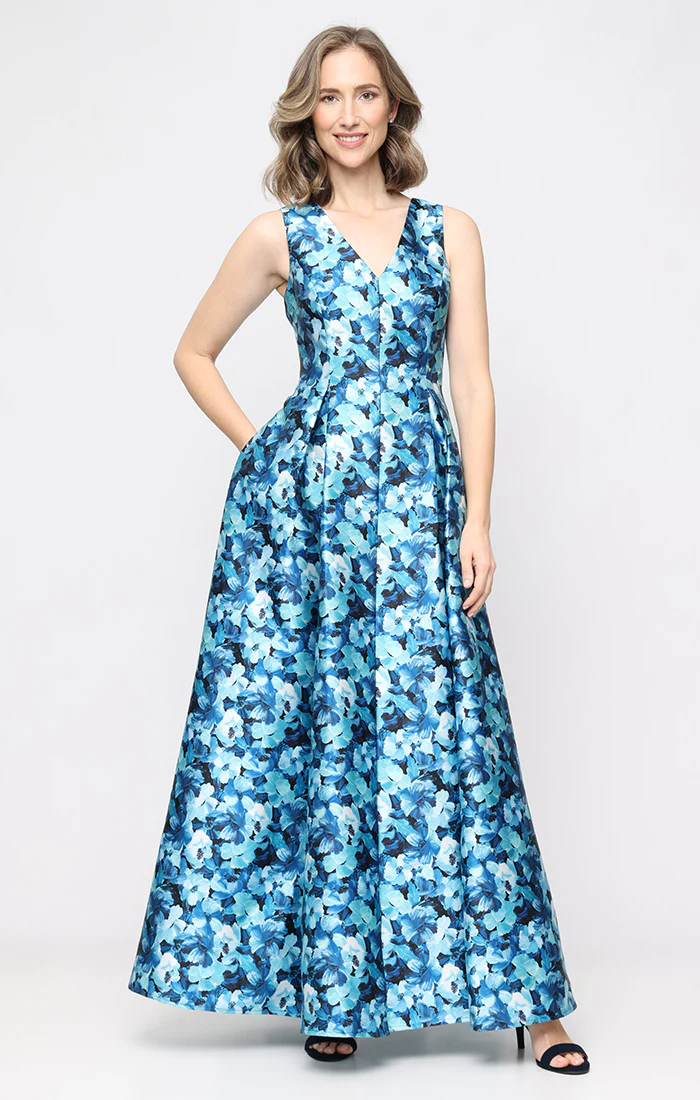 Regular - Floral Mikado Gown