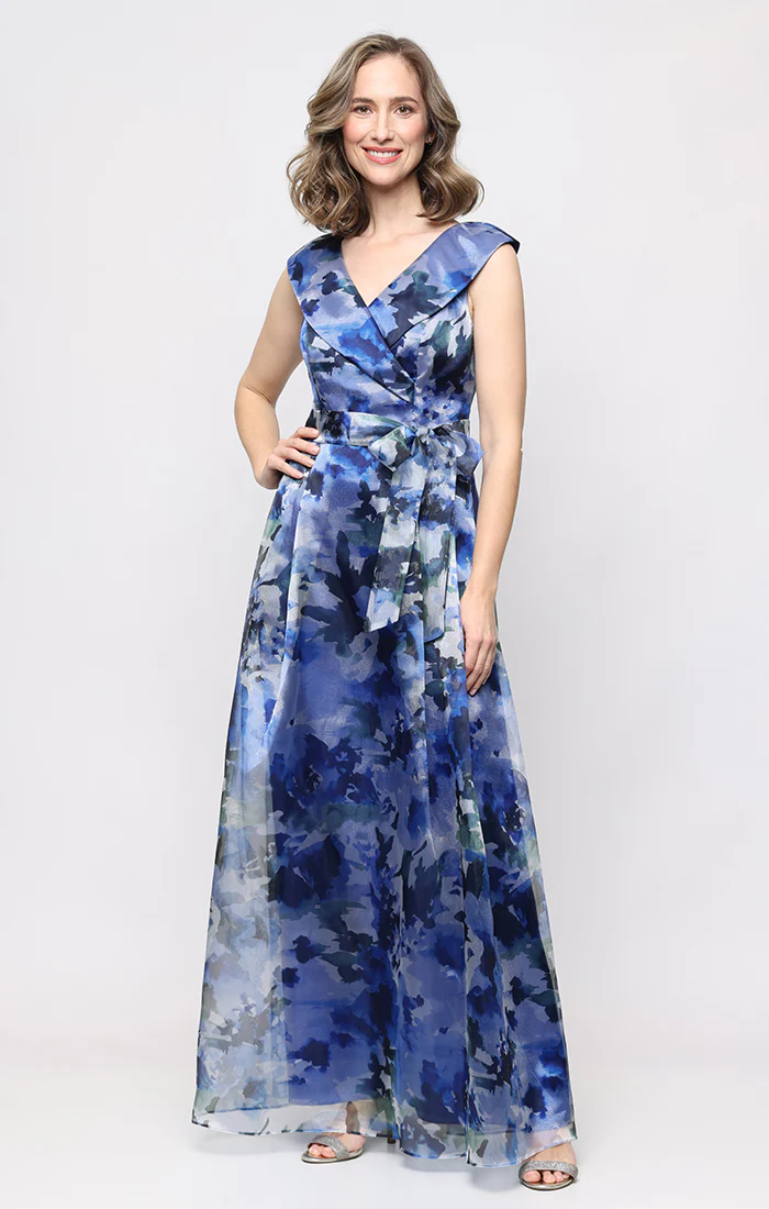 Stacey Floral Organza Gown