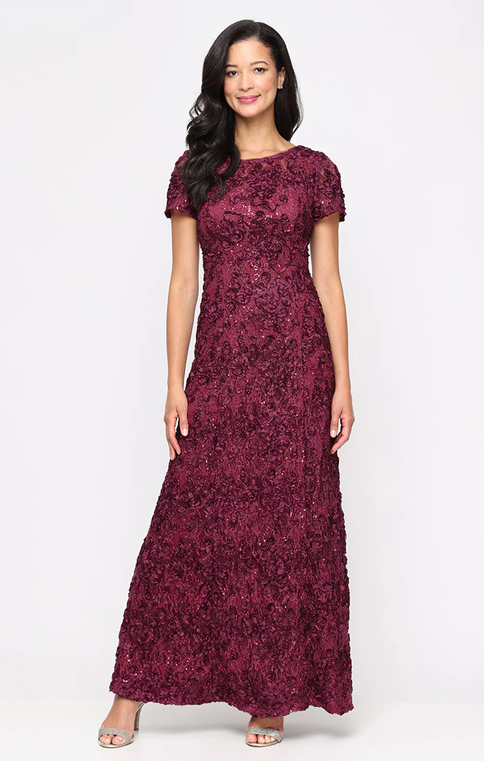 Tiffany Soutache Sequin Lace Dress - Image 3