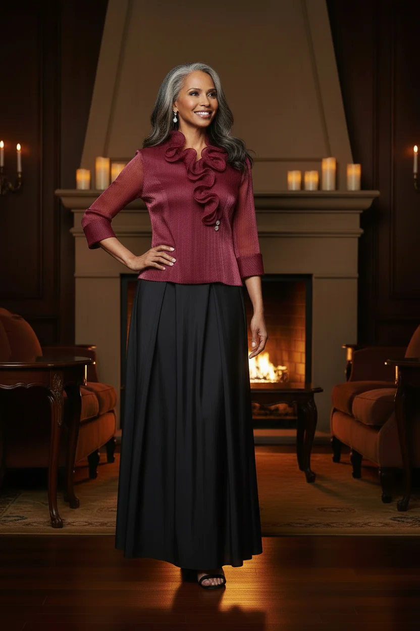 Long Washer Taffeta Ballgown Skirt - Image 4
