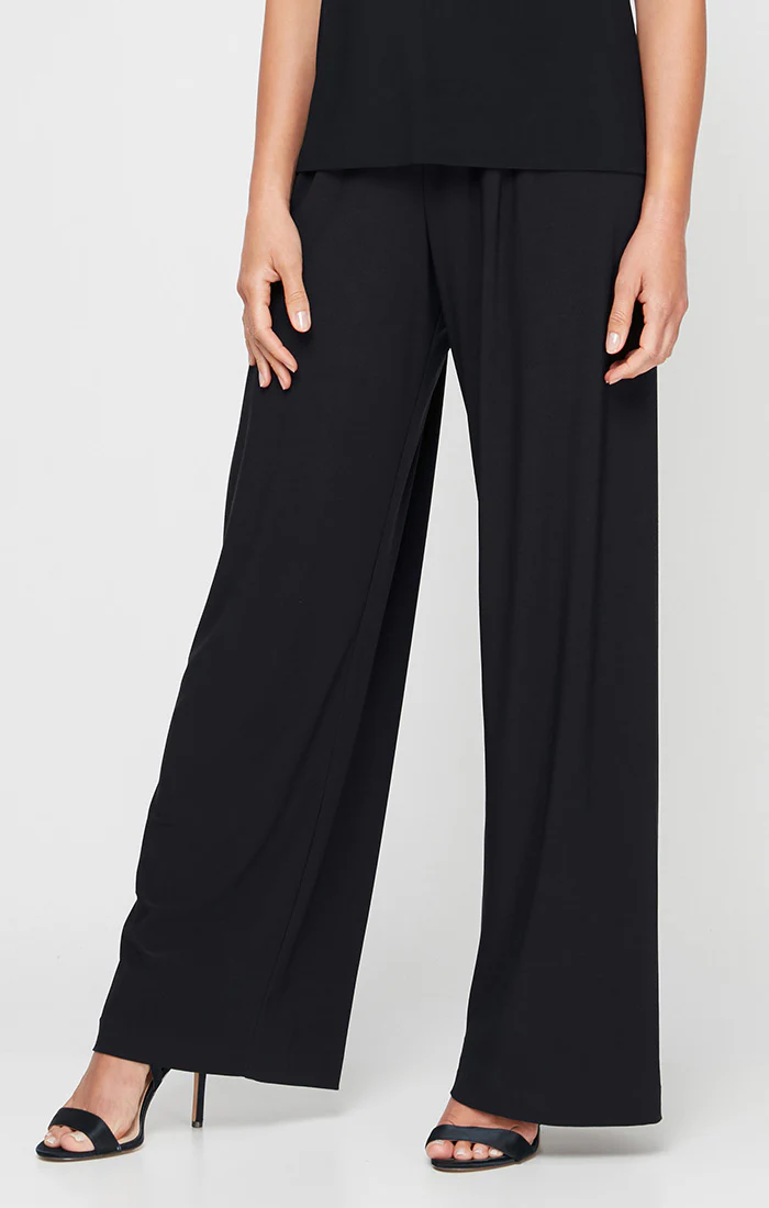 Matte Jersey Straight-Leg Pant