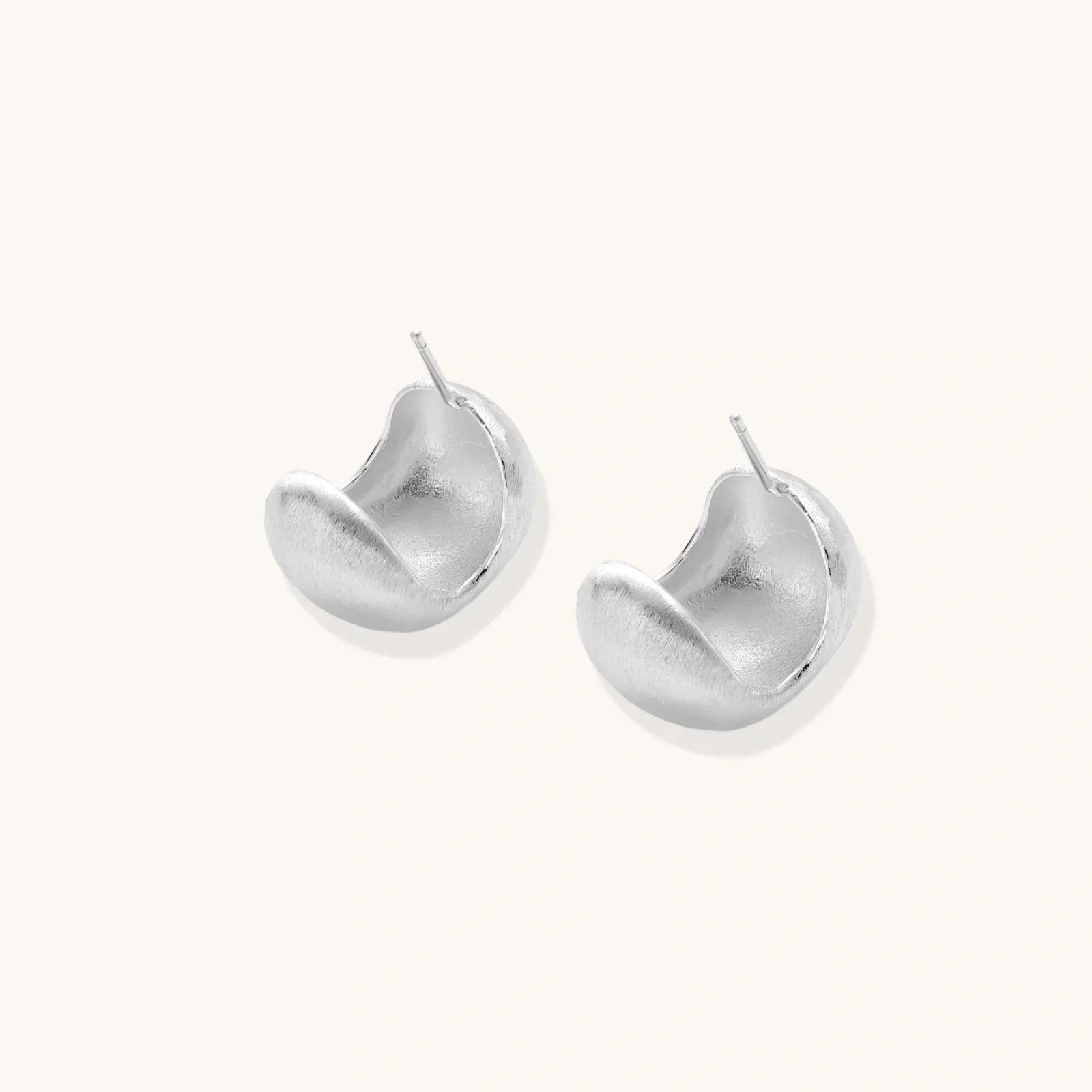 Brushed Silver Studs - Image 5
