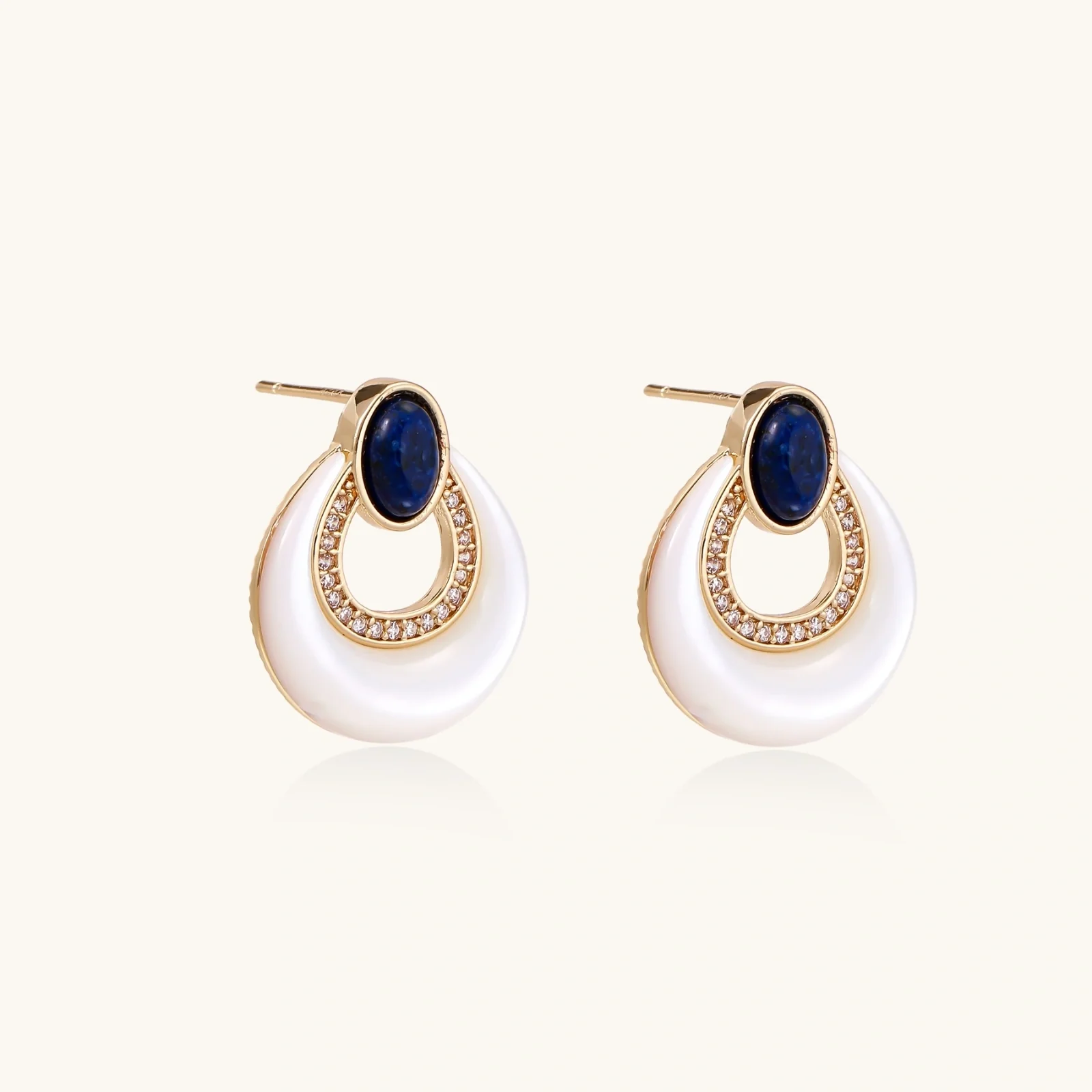 Celestial Teardrop Earrings - Image 3
