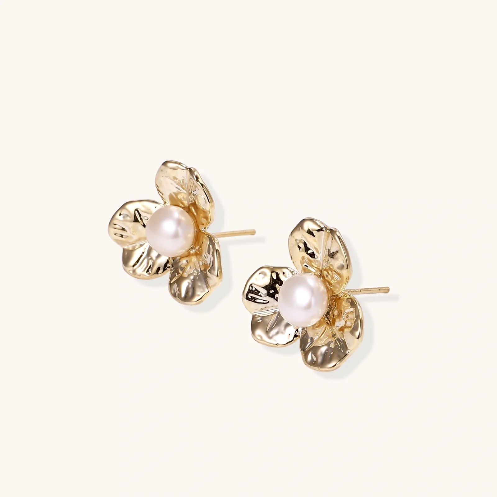 Bloom Pearl Studs - Image 4