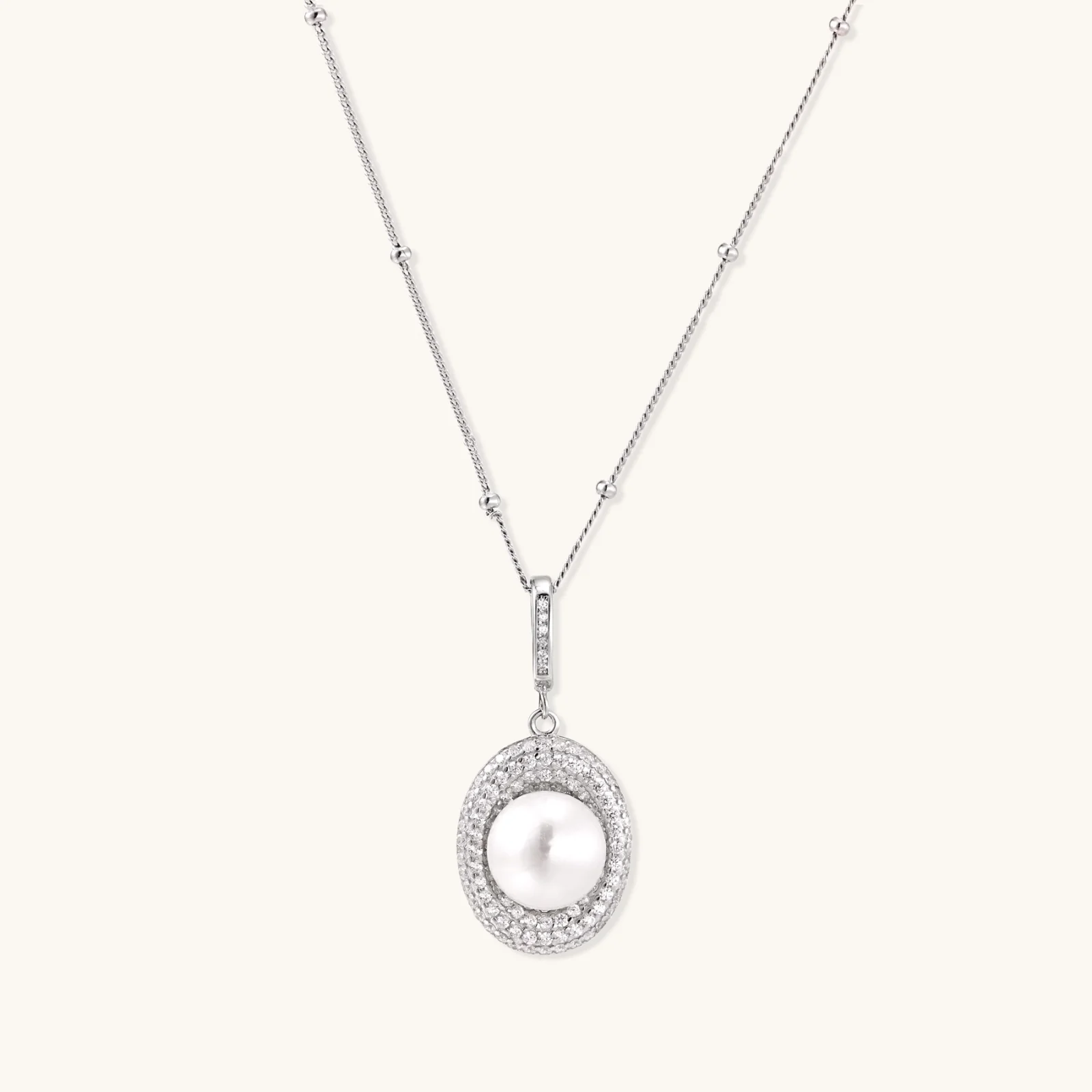 Pearl Halo Necklace