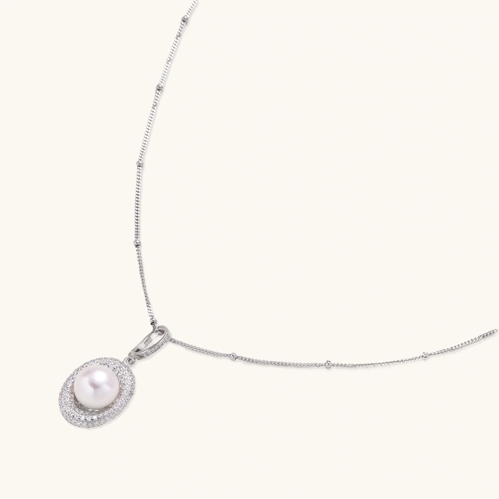 Pearl Halo Necklace - Image 3
